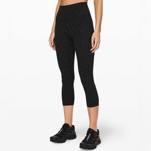 Lululemon Wunder Under Full-On Luxtreme 21" Formation Camo Deep Coal Multi